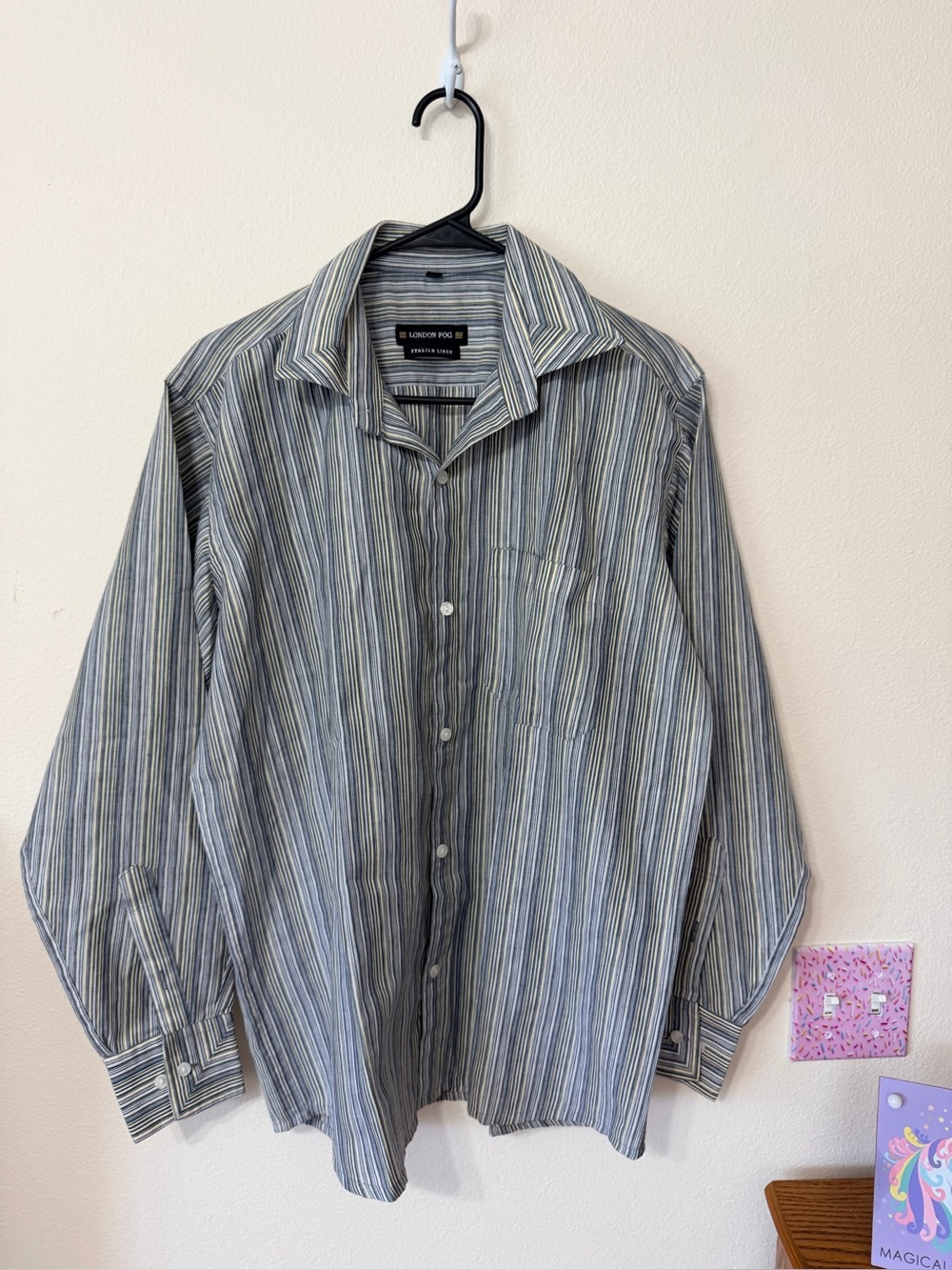 London Fog button shirt size 40